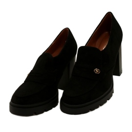 Evento Muodikkaat mokasiinit alustalla ja mustalla palkilla 3