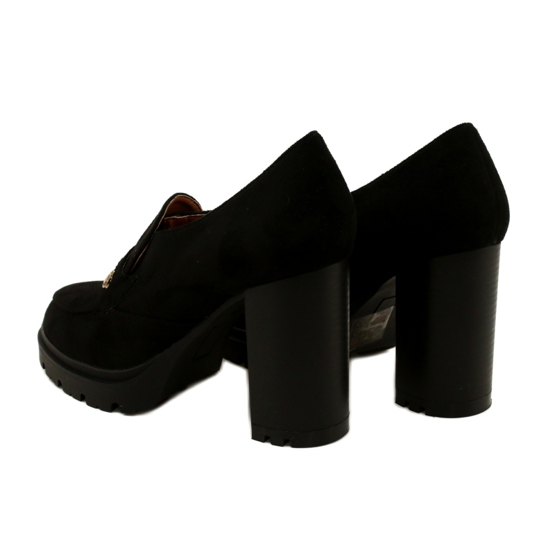 Evento Muodikkaat mokasiinit alustalla ja mustalla palkilla 5