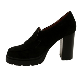 Evento Muodikkaat mokasiinit alustalla ja mustalla palkilla 2