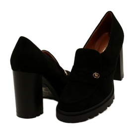 Evento Muodikkaat mokasiinit alustalla ja mustalla palkilla 4