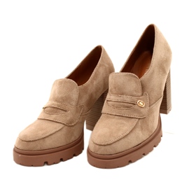 Evento Muodikkaat mokasiinit alustalla ja beige baari 3