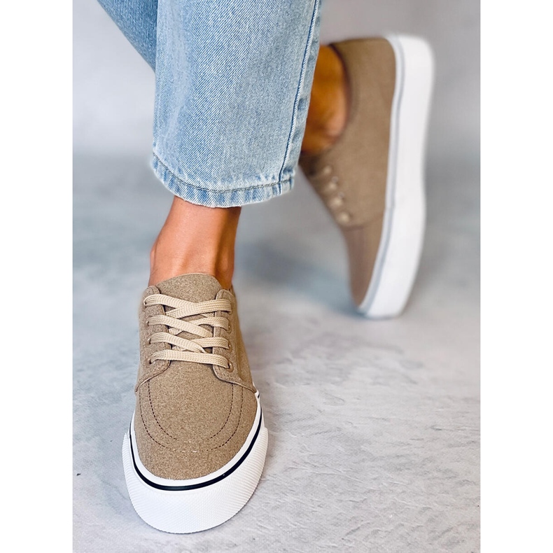 BM Naisten Ming Khaki -lenkkarit beige 2