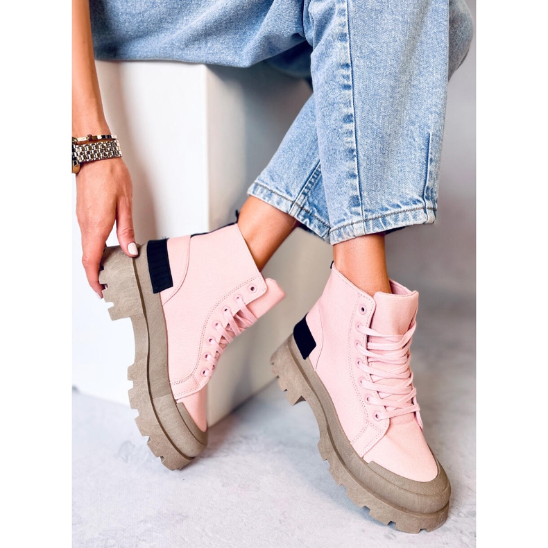 Pink Felve Pinkit vaelluslenkkarit vaaleanpunainen 1