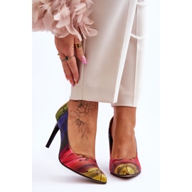 Lewski Shoes Muodikkaat nahkaiset korkokengät Lewski-kengät 2659 Monivärinen 1