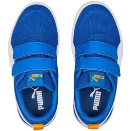 Puma Courtflex v2 Mesh V Ps Jr -kengät 371758 14 sininen 1
