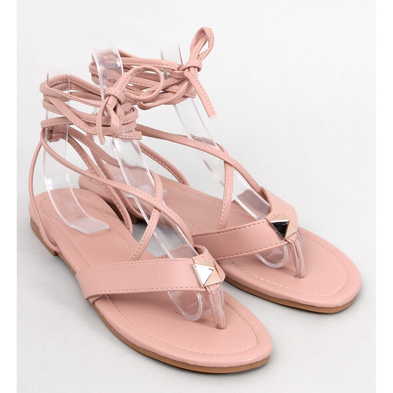 BM Agee Pink Roman Flip Flops vaaleanpunainen 1