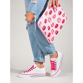 Naisten lenkkarit Shelovet valkoiset valkoinen 2