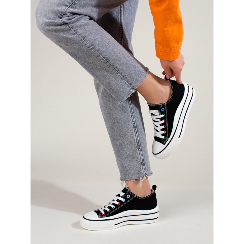 Naisten lenkkarit Shelovet mustat 2