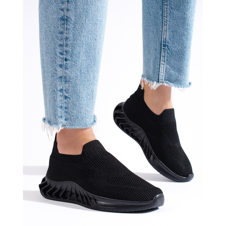 Shelovet mustat tekstiiliurheilukengät 1