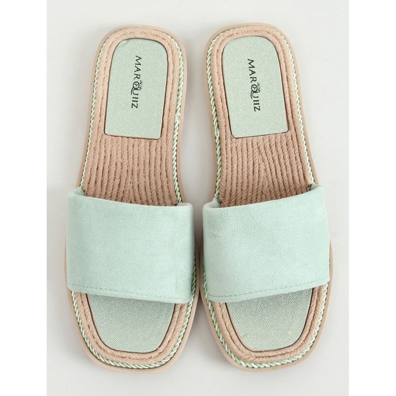 Daniels Green naisten mokkanahkaiset tossut vihreä 1