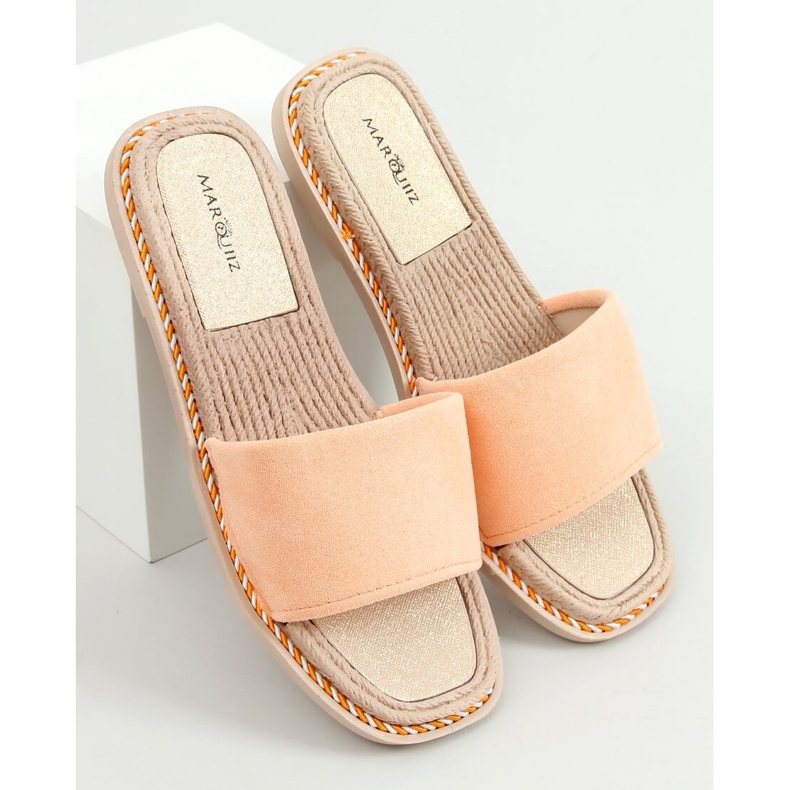 Daniels Orange naisten mokkanahkaiset tossut oranssi 1