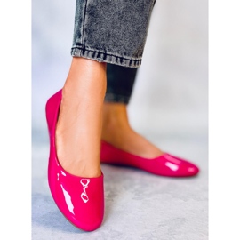 Cargil Fuchsia lakatut ballerinat vaaleanpunainen 1