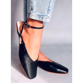 BM Gianna Blackin avokorkoiset balettit musta 1