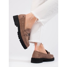 W. Potocki Naisten mokkahousut Potocki tumma beige 2