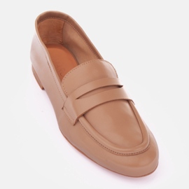 Marco Shoes Vuoraamattomat loaferit beige 2