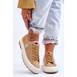 Naisten matalat tennarit Lee Cooper LCW-23-44-1655L beige 1
