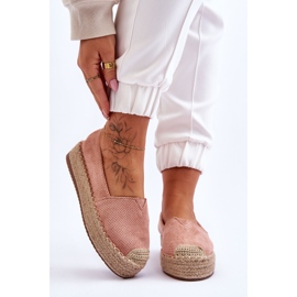 PM1 Espadrillit olkitasolla Pink Highway vaaleanpunainen 1