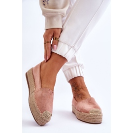 PM1 Espadrillit olkitasolla Pink Highway vaaleanpunainen 2