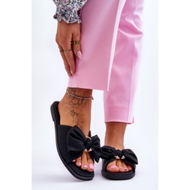 Evento Naisten tossut rusetilla, musta Becky 1