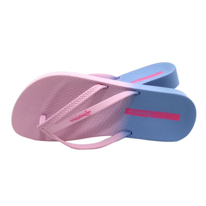 Naisten flip-flops-virkistys Ipanema 83385 AJ183 Pink-sininen vaaleanpunainen 4