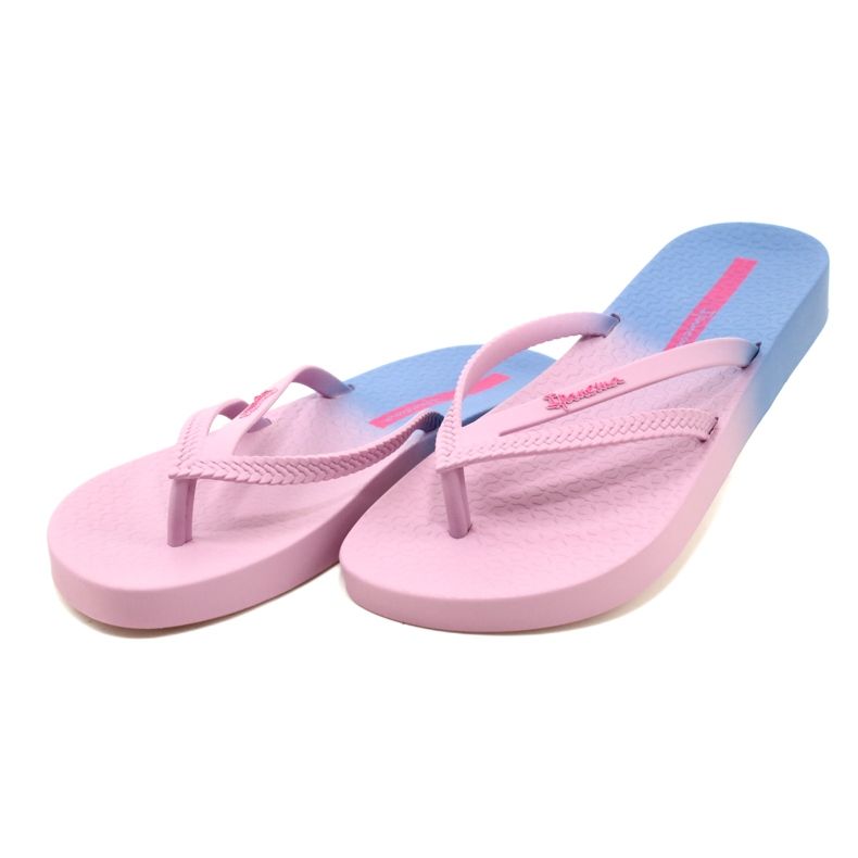 Naisten flip-flops-virkistys Ipanema 83385 AJ183 Pink-sininen vaaleanpunainen 3