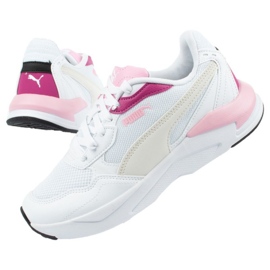 Puma X-Ray Speed ​​​​Lite Jr 385524 04 kengät valkoinen vaaleanpunainen 1