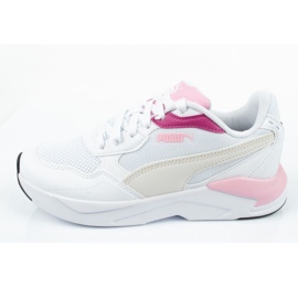 Puma X-Ray Speed ​​​​Lite Jr 385524 04 kengät valkoinen vaaleanpunainen 2