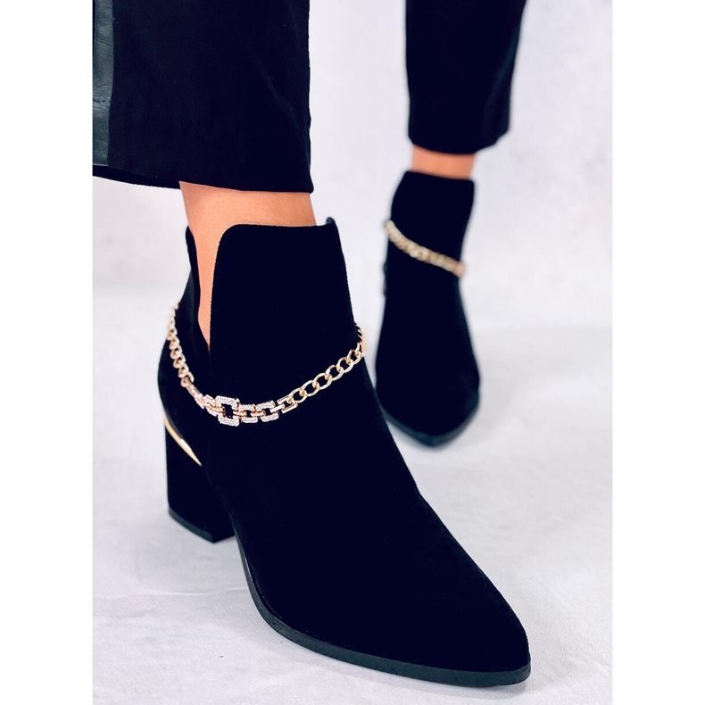 BM Virginia Mustat kevätkorkoiset saappaat 2