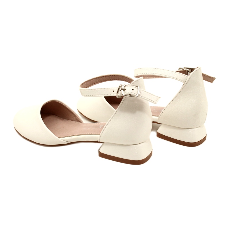 Evento White Ballet Flats, MISSE Communion Sandaalit valkoinen 5