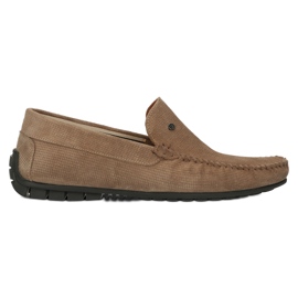 Filippo Beige miesten mokasiinit, mokkanahka, MP923/23 TP, beige 6