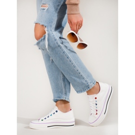 Naisten lenkkarit Shelovet valkoiset valkoinen 1