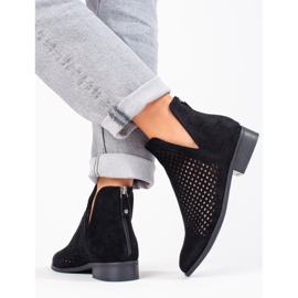 W. Potocki Naisten kevät harjakattoiset saappaat Potocki musta mokka 2