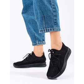 Kevyt tekstiili naisten urheilukengät Shelovet musta 2