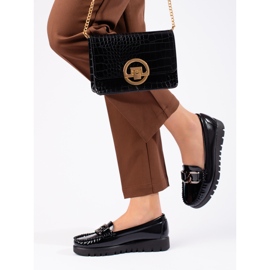 W. Potocki Lakatut naisten housut Potocki musta 2