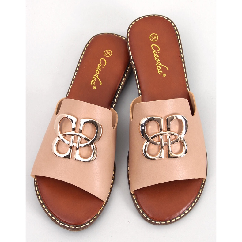 BM Naisten Ebony Aprikoosi tossut beige 1