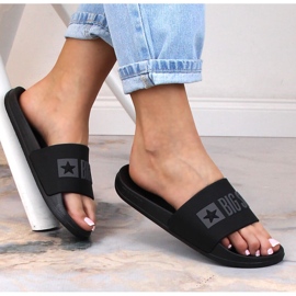 Mustat naisten allastossut Big Star FF274A200 1