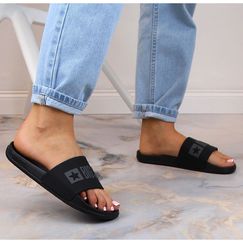 Mustat naisten allastossut Big Star FF274A200 2