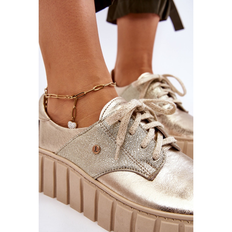 Lemar Nahkaiset alustakengät, kultaa kultainen 2