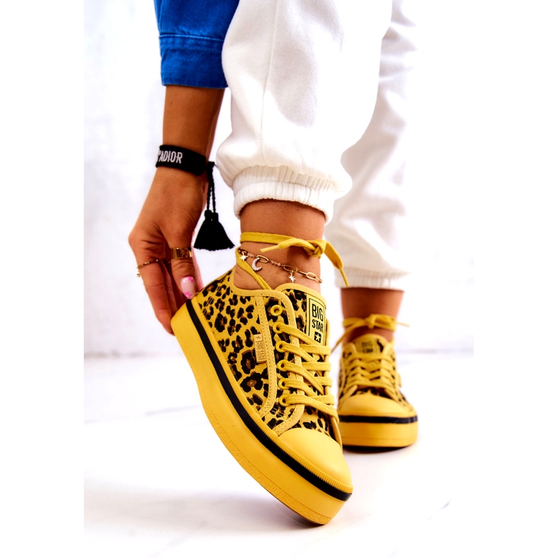 Naisten tennarit Pantera Big Star JJ274616 Keltainen 2