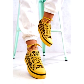 Naisten tennarit Pantera Big Star JJ274616 Keltainen 7