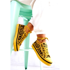 Naisten tennarit Pantera Big Star JJ274616 Keltainen 8