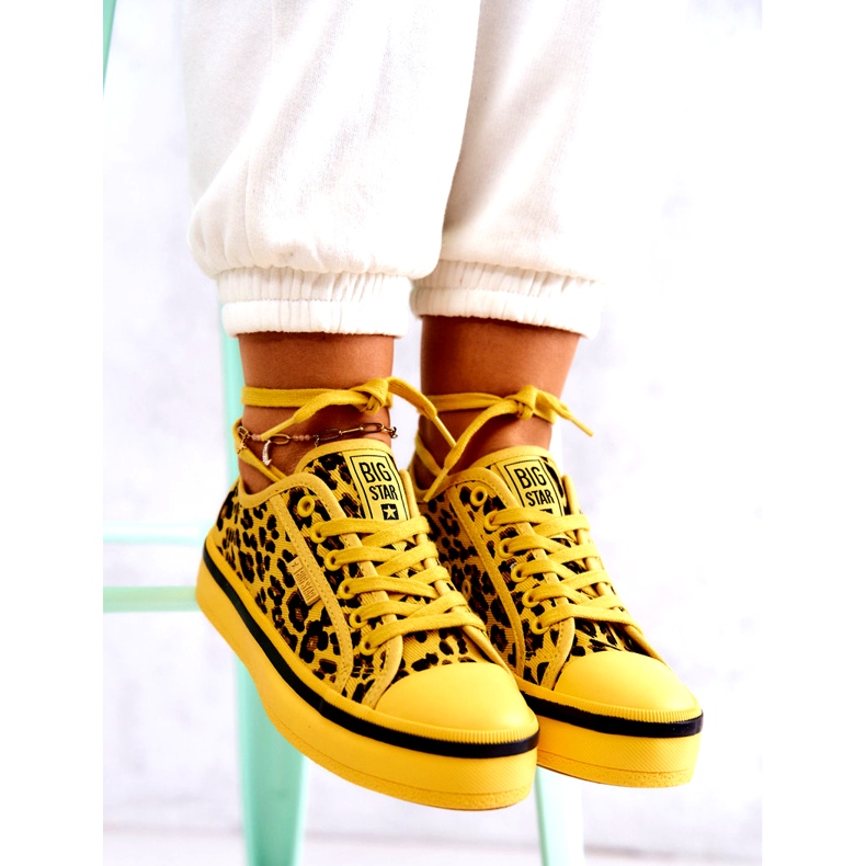 Naisten tennarit Pantera Big Star JJ274616 Keltainen 9