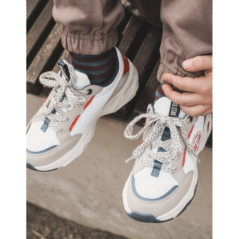 Lasten urheilukengät Memory Foam System Big Star JJ374269 Valkoinen 1