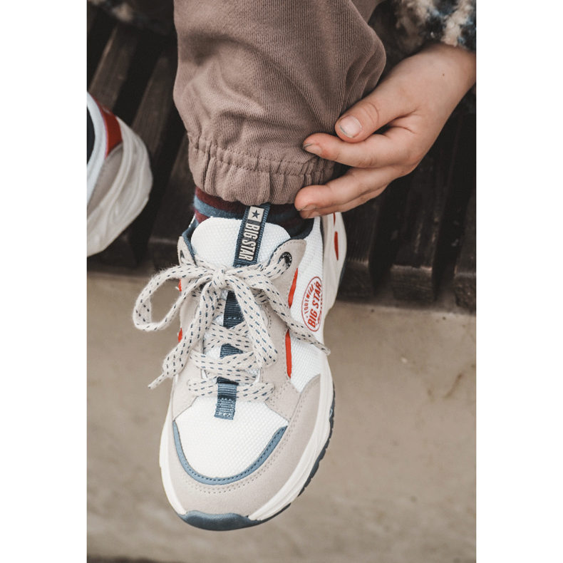 Lasten urheilukengät Memory Foam System Big Star JJ374269 Valkoinen 2