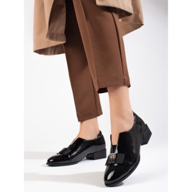 W. Potocki Lakatut tyylikkäät korkokengät Potocki musta 1