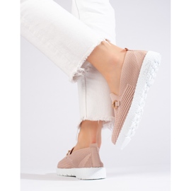 Naisten lipasto Shelovet puuterivaaleanpunainen 1