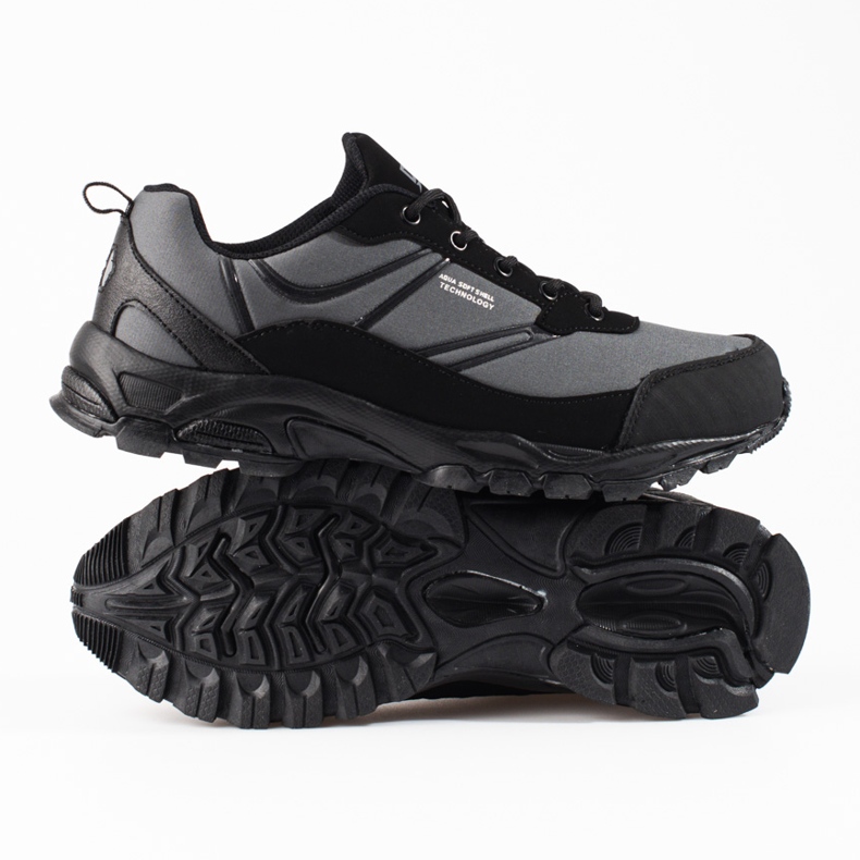 Miesten ruskeat DK-vaellusurheilukengät musta 1