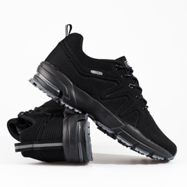 Miesten mustat DK-tekstiiliurheilukengät 1