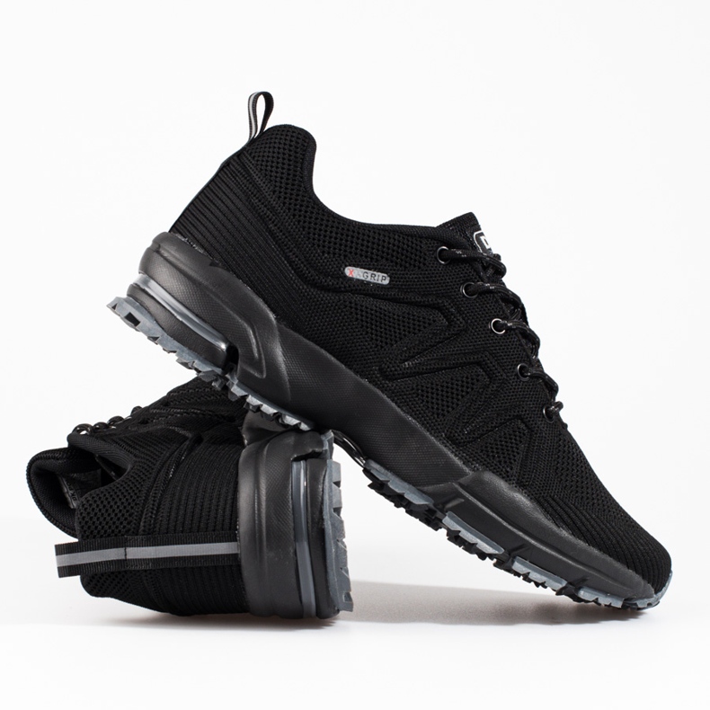 Miesten mustat DK-tekstiiliurheilukengät 1