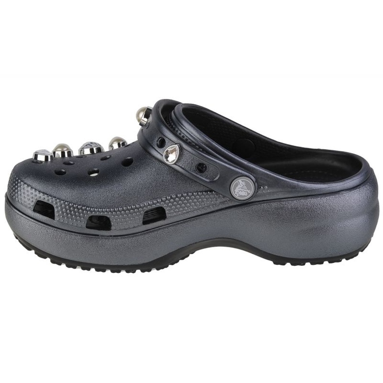 Crocs Classic Platform Crystals Pearls Clog W 208342-001 harmaa 1